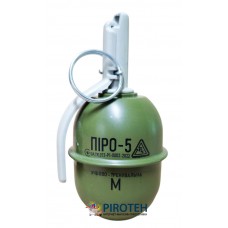 Граната учбова імітаційно-тренувальна РГД-5 з активною чекою, страйкбольна граната (Піро-5-М) Крейда